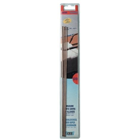 geb Brasure Cuivre Phosphore Pack de 5 baguettes 350mm