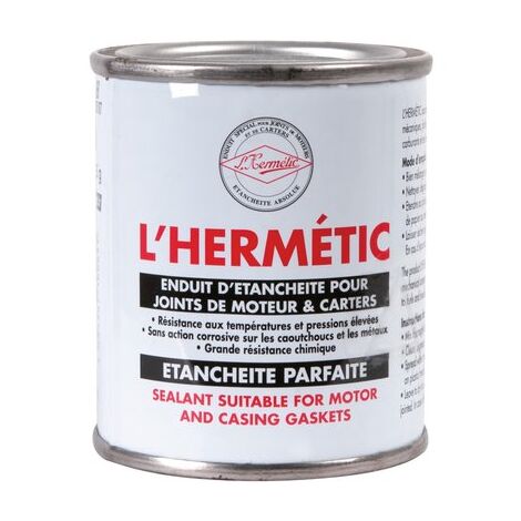 GEB – Pâte à joint hermétique noire 125g – Étanchéité jusqu'à 120°C – Résistante aux supercarburants et huiles – Compatible joints de moteur