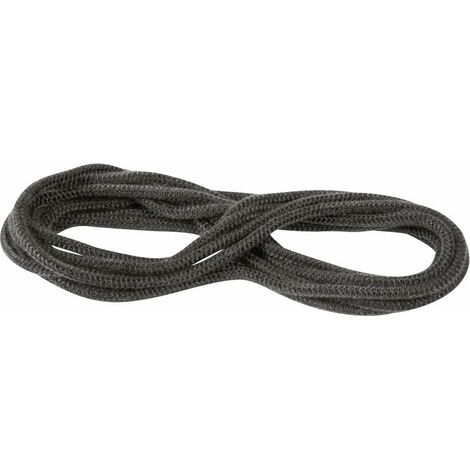 Geb Tresse Fibre Verre Gris Clair D6mm x 5m Résistante