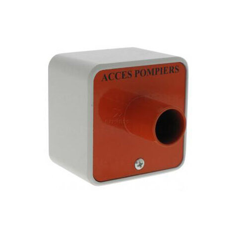 Geba – Contacteur à clé pompier – Boîtier aluminium résistant – Classe de protection IP54 – Sécurité antivandalisme - AP 1-2 TR
