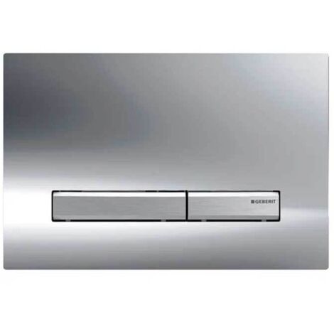Geberit 115788212 Placca di Comando, Cromo/Cromo Lucido