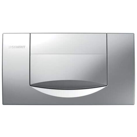Geberit 200F Drückerplatte für Spül-Stopp-Spülung, Mattverchromt