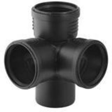 Geberit 390662141 Silent-PP Coude de dérivation d'angle 87,5Gr