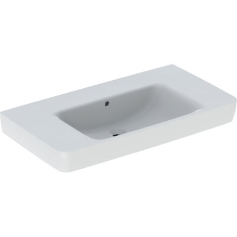 Geberit 501704008 Renova Plan lavabo mural avec tablette, 90x48 cm