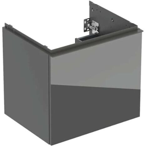 Geberit Acanto, armoire inférieure pour lavabos, 1 tiroir et 1
