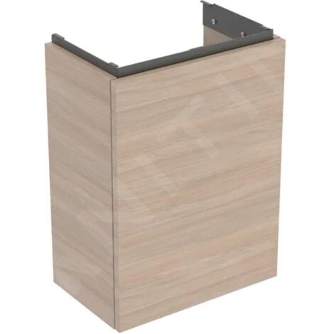 Geberit Acanto - Meuble-lavabo, 54x39x25 cm, 1 porte, charnières G/D, chêne 503.001.JH.1