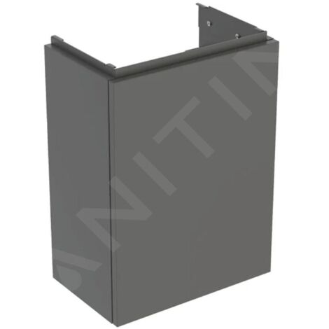 Geberit Acanto - Meuble-lavabo, 54x39x25 cm, 1 porte, charnières G/D, lave 503.001.JK.1