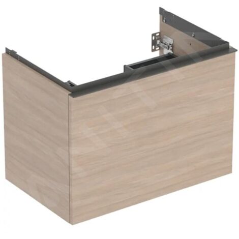 Geberit Acanto - Meuble lavabo, 74x54x48 cm, 1 tiroir, chêne 503.004.JH.1