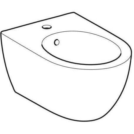 Geberit Acanto Wand-Bidet, geschlossene Form, für