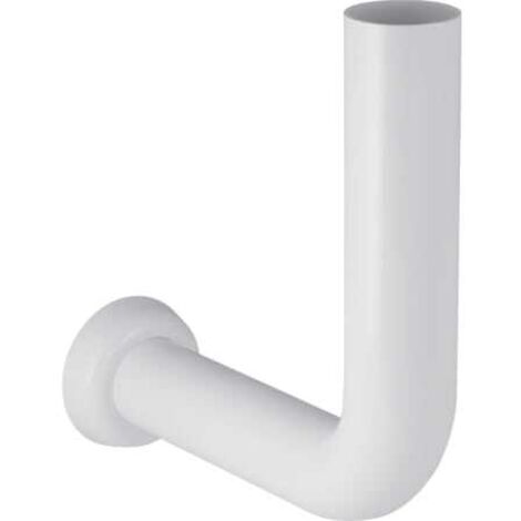 Geberit Accesorios - Codo de descarga 240x120 mm, para colocación alta, d32 mm, blanco alpino 119.610.11.1
