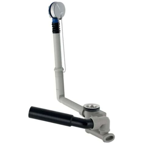 Geberit Accesorios - Juego de desagüe y rebosadero para bañera, longitud 260 mm, cromo 150.017.00.6