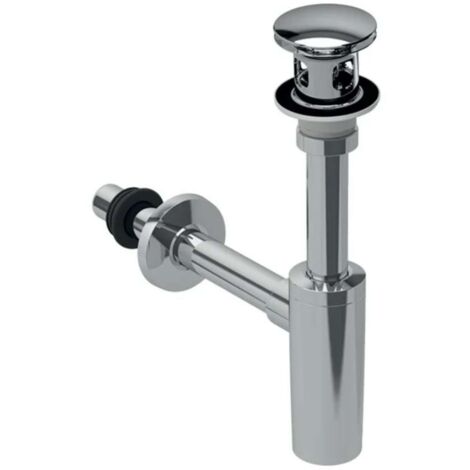 Geberit Accesorios - Sifón decorativo con desagüe, cromo 151.021.21.1