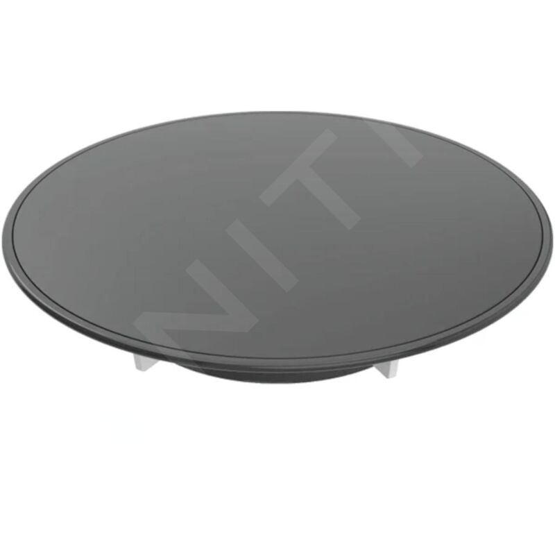Geberit - Accessoires - Cache-bonde pour kit d'évacuation de la douche, noir mat 150.266.16.1