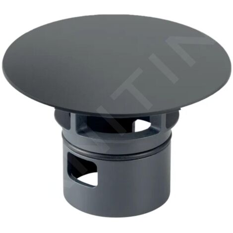 Geberit Accessoires - Cache-bonde pour raccordement de lavabo Clou, noir mat 241.993.14.1