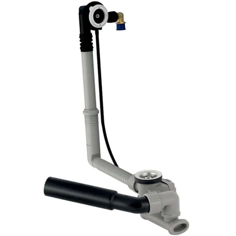 Accessoires - Garniture de remplissage, vidage et de trop-plein, commande rotative, chrome 150.700.00.6 - Geberit