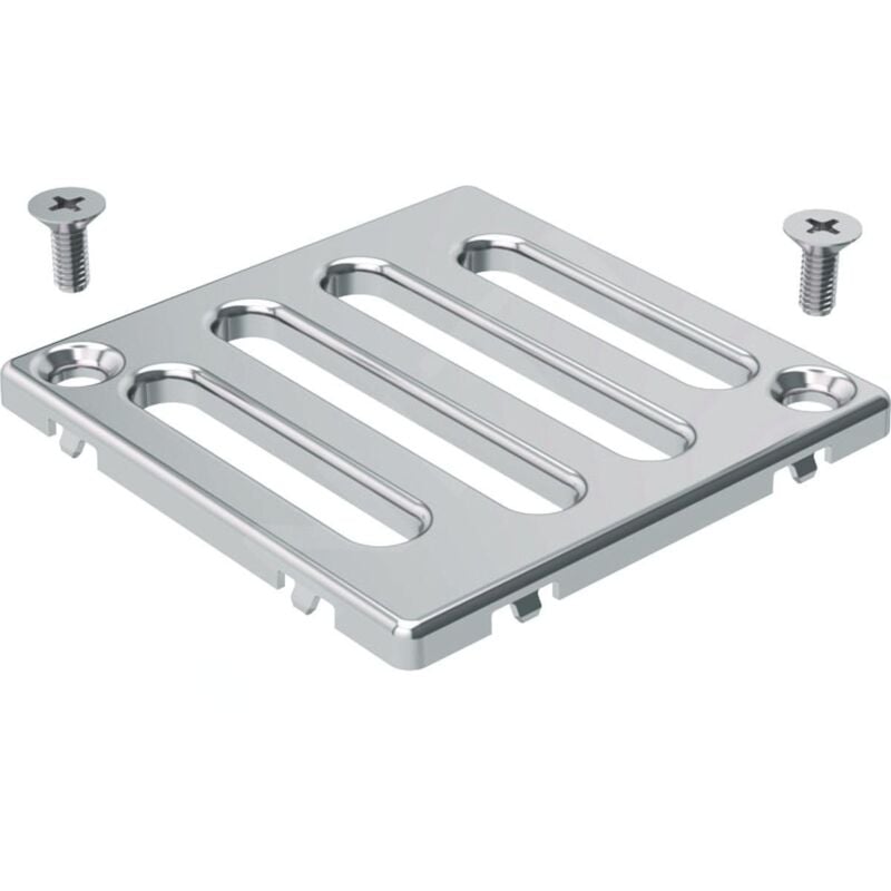 Geberit - Accessoires - Grille inox pour le vidage par le sol, à visser 154.310.00.1