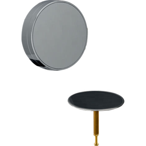 Geberit Accessoires - Kit de finition pour vidage de baignoire, avec commande rotative, d52, chrome brillant 150.300.21.1