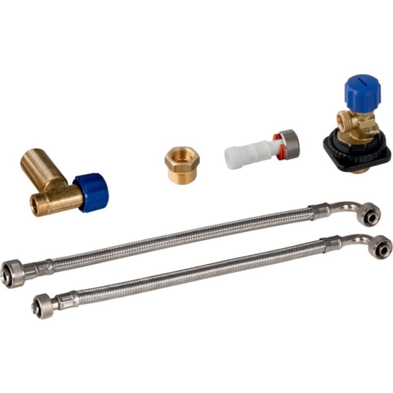 Accessoires - Kit de raccordement d'eau par arrière au centre, pour élément sanitaire Monolith pour wc, 114 cm - Geberit