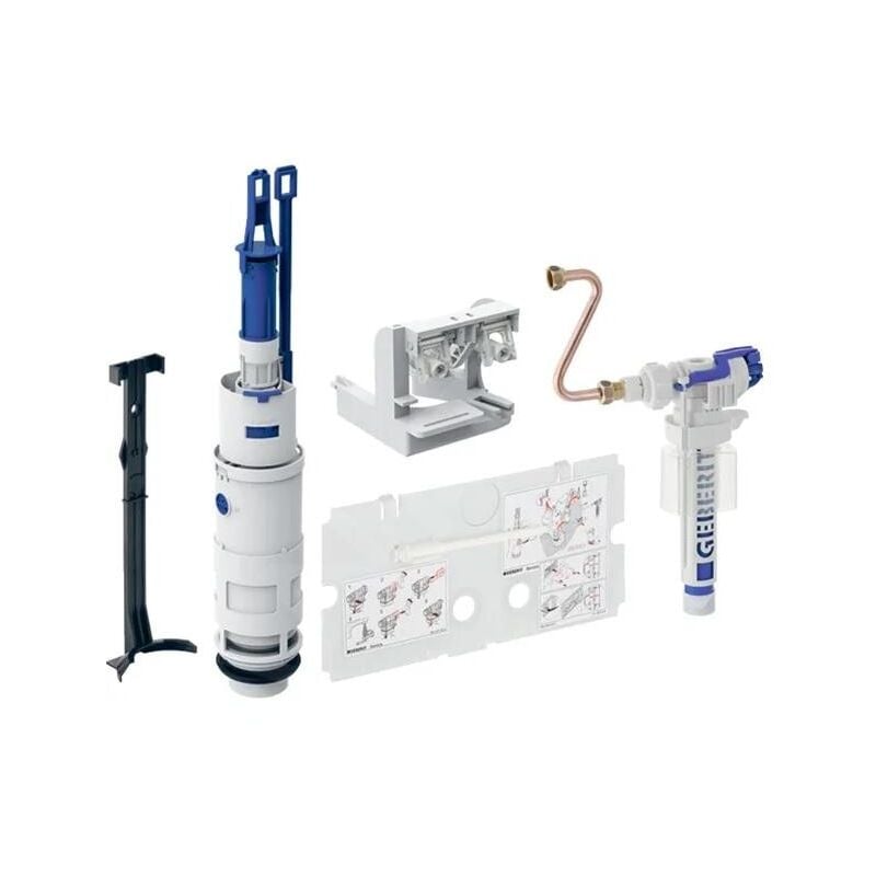 Geberit - Accessoires - Kit de transformation pour rinçage double touche, pour robinet à flotteur type 380, pour réservoir à