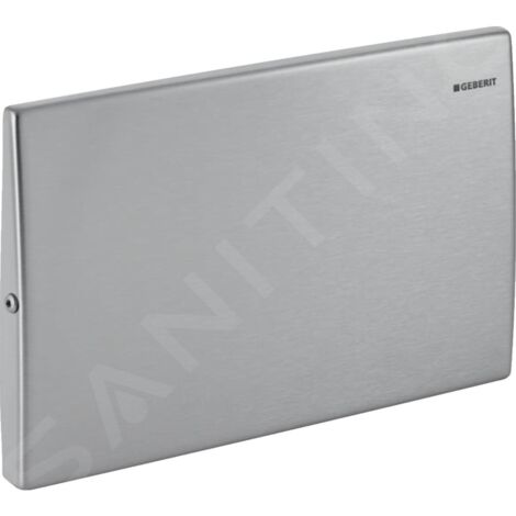 Geberit Accessoires - Plaque de fermeture Delta pour les réservoirs UP100, à visser, inox brossé 115.103.00.1