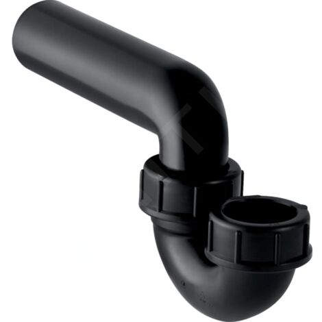 Geberit Accessoires - Siphon pour éviers, avec raccord à joint américain, entrée / sortie horizontale, d 40 mm, d1 40 mm