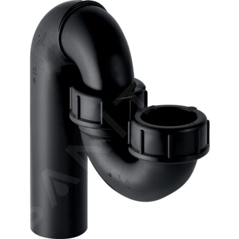 Geberit Accessoires - Siphon pour éviers, avec raccord à joint américain, sortie / entrée verticale, d 56 mm, d1 56 mm