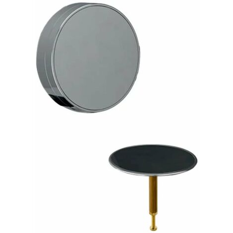 Geberit Accessori - Set di completamento per vasca da bagno, con comando girevole, d52, nero opaco 150.300.14.1