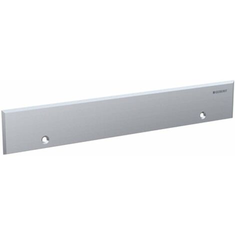Geberit Accessori - Set scarico doccia a parete, avvitabile, copertura in acciaio inox spazzolato 154.337.FW.1