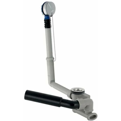 Geberit Accessori - Sistema di scarico e troppopieno per vasca da bagno, lunghezza 260 mm, cromo 150.017.00.6