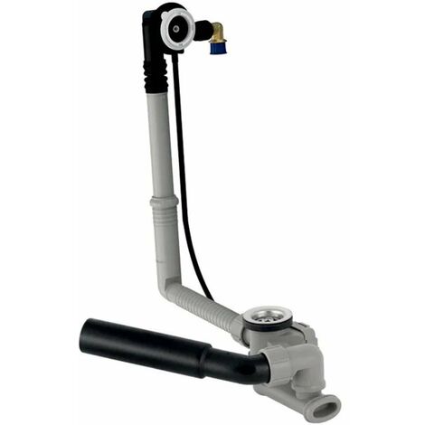 Geberit Accessori - Sistema di scarico, troppopieno e erogazione in vasca, comando girevole, cromo 150.700.00.6