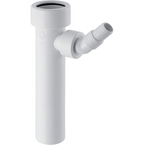 Geberit Anschlussstutzen, Winkelschlauchtülle Außendurchmesser 40mm, Quetschverschraubung