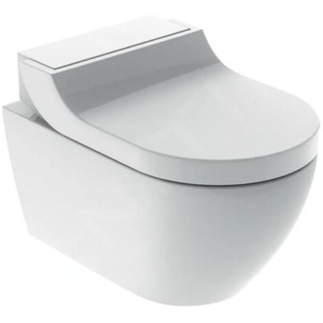 Geberit AquaClean - Bidet électronique Tuma Comfort avec céramique, Rimfree, SoftClosing, blanc alpin 146.292.11.1
