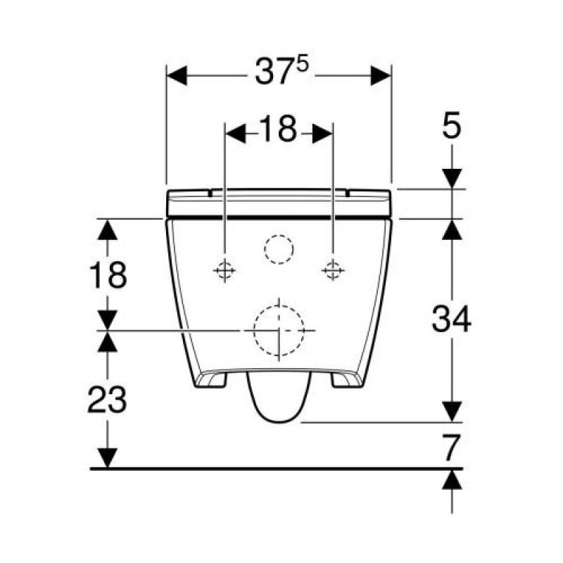 Geberit - AquaClean Sela système de wc complet wc mural, 146220,