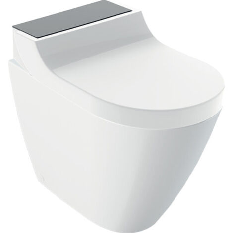 Geberit AquaClean Tuma Comfort WC-Komplettanlage, Stand-WC, Farbe: Schwarz - 146.310.SJ.1