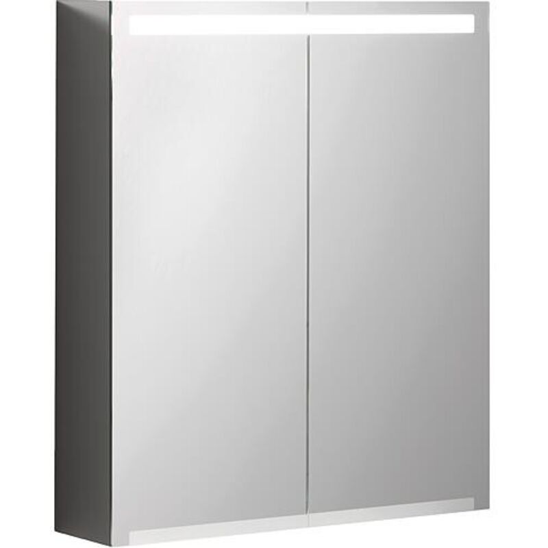Keramag - Geberit Option Armoire de toilette Geberit avec éclairage, deux