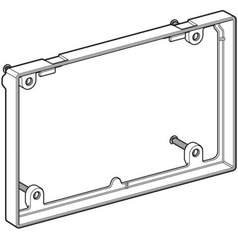 Geberit Ausgleichsrahmen für Sigma60 Betätigungsplatte, Zinkdruckguss, 242584001
