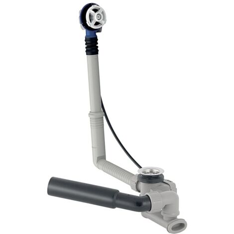 Geberit Badewannenablauf mit Drehbetätigung, Länge 26cm Außendurchmesser 40/50mm