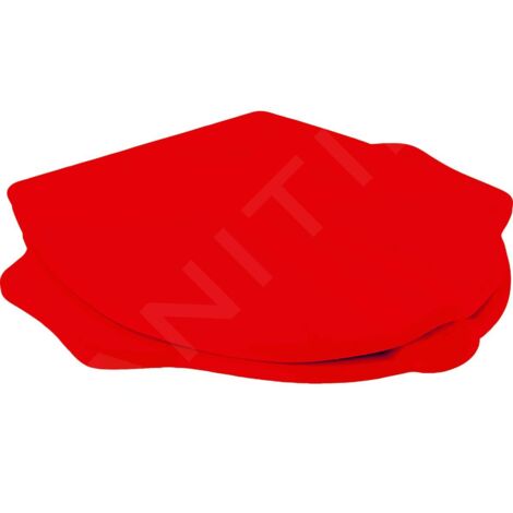 Geberit Bambini - Abattant enfant, poignées intégrées, avec softclose, rouge 573368000