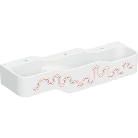 Geberit Bambini jeu et lavabo, L:140cm, 3 places de lavage,