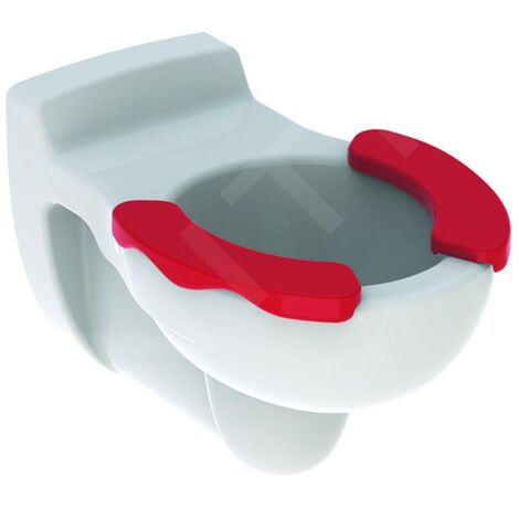 Geberit Bambini - WC enfant suspendu 330x535 mm, blanc/carmin 201710000