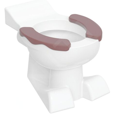 Geberit Bambini - WC sur pied, pour enfants, vidage arrière, blanc / pourpre Y212010000
