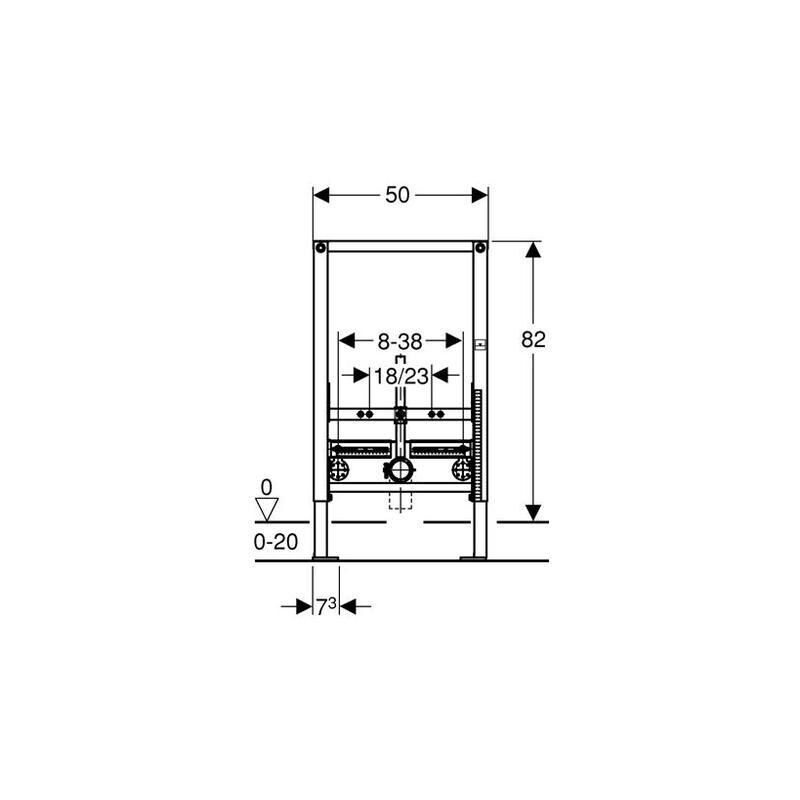 Pack Promo Bidet Piana Bati Support Geberit Duofix