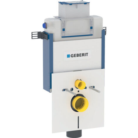 Geberit – Bâti support WC Kombifix 110000001 – Réservoir encastré Omega – Hauteur 82 cm – Profondeur 21 cm – Largeur 42 cm – Rinçage à deux volumes