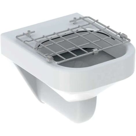 Geberit Bec Espital, mural, 6l, avec grille inox à charnière,