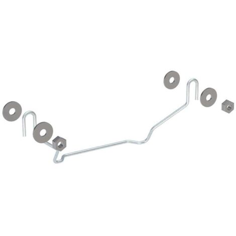 Geberit Befestigungsmaterial für Halbsäule für Waschtisch, Kerafix Länge 30cm, Breite 11cm