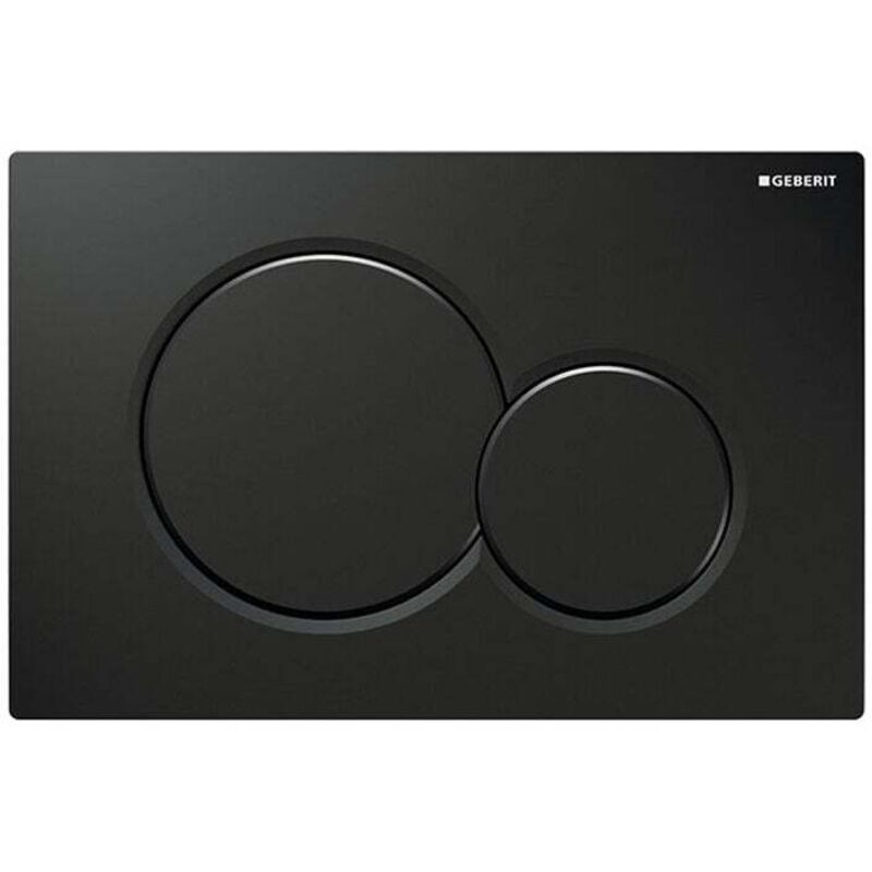 Plaque de déclenchement Geberit Sigma01, noir brillant (115.770.DW.5)