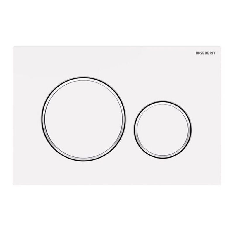 Plaque de déclenchement Geberit Sigma20 pour double chasse (115.882.01.1)
