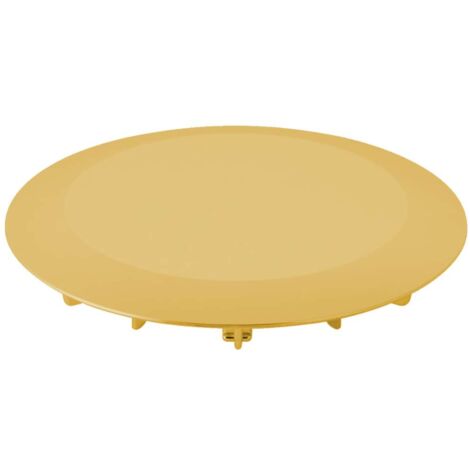 Geberit – Cache bonde d'évacuation Ø 52 mm – Pour douche – Plastique doré – Garniture de vidage démontable