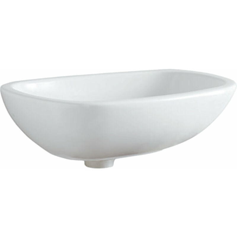 

Lavabo de encimera Citterio 500542011, sin rebosadero, 560x400mm, blanco con KeraTect - 500.542.01.1 - Keramag