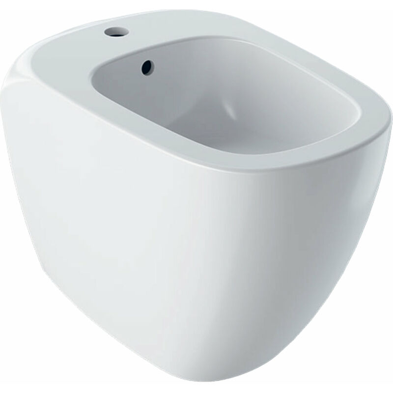 

Bidé Citterio 500538011, con rebosadero, de pie, blanco con KeraTect - 500.538.01.1 - Keramag